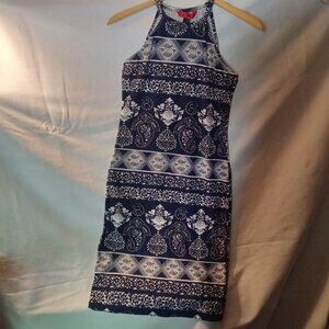 Hot Kiss Bandana Print Bodycon Style Dress, Size M